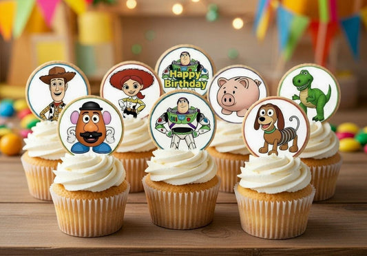 Toy Story Cupcake Toppers | Kids Birthday Party Decorations (Digital Download)